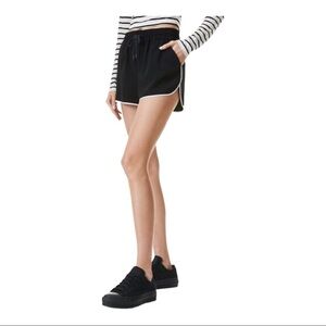 alice and Olivia KIR RUNNING SHORT black and white